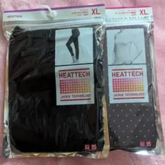 XL ヒートテック タートルネックT(長袖) レギンス(十分丈) ユニクロ
