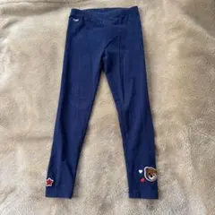 ラルフローレンベアと星のアップリケネイビー レギンス