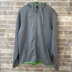 OUTDOOR PRODUCTS グレー/グリーン パーカー L