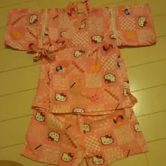 キティちゃん　甚平 女の子 80㎝