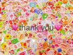 可愛いい❤️❤️フレークシール( ⸝⸝•ᴗ•⸝⸝ )うさちゃんの夏のピクニック♡♡