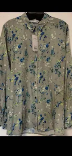 花柄ブラウス　スーパーハッカ