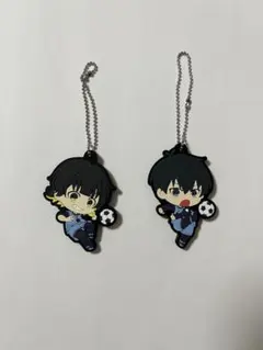 ブルーロック 蜂楽廻 潔世一 ラバーキーホルダー ストラップ