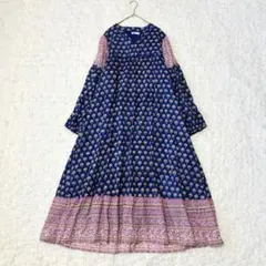 クラフトスタンダードブティック◆ コットンボイル プリントワンピース