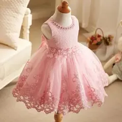 新品☆90サイズ☆ 可愛いピンクドレス