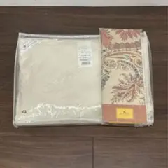 EEK47 未使用 フェザーピロー 63×43cm ピローケース 65×45cm