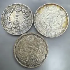 日本銀貨 旭日竜20銭銀貨 5枚まとめロット - メルカリ