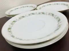 ノリタケ‼︎陶磁器製花柄プレート5枚セット