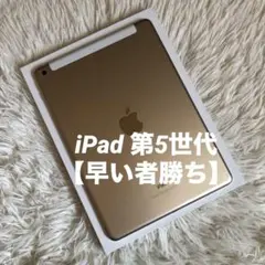 【完動品】iPad 第5世代 32GB Wi-Fi 【すぐ発送】