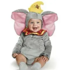 【未使用】ディズニー　ダンボ　着ぐるみ　12-18M