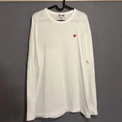 プレイコムデギャルソン　ハートTシャツ　長袖　XXLのサムネイル