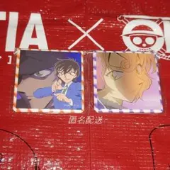 名探偵コナン　コナンランド　メモリアル缶バッジ ガチャ　世良母娘セット