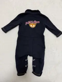 petit bateau ネイビー ロンパース 12m 74cm きつね