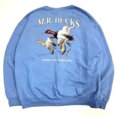 M.R. Ducks 90s ダックス アニマルプリント スウェットXL
