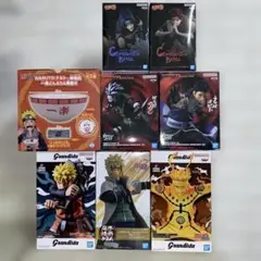 NARUTO フィギュア 8点セット 一楽どんぶり＆箸置き