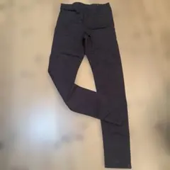 グレー スキニーパンツ ジッパー付き