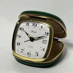 【希少】Telock 手巻き 時計 トラベルクロック　目覚まし　日本製　ジャンク