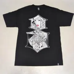 【未使用】REBEL8 Mike Giant グラフィック Tシャツ ブラックのサムネイル