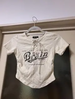 DISPARK WEGO フロントレースアップピチT ミニTシャツ