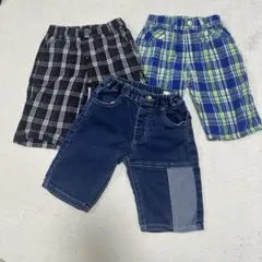 ハーフパンツ 3枚セット　110
