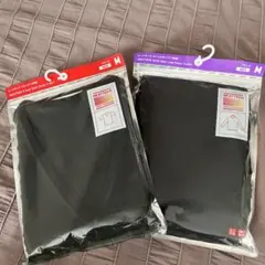 UNIQLO ヒートテック Vネック タートルネック Tシャツ 2枚セット