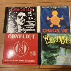 CHAOS UK & CONFLICT CDセット