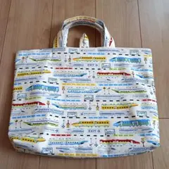 レッスンバッグ　新幹線