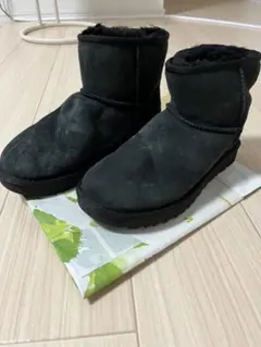 UGG ブラック ムートンブーツ　24センチ