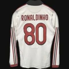 【RONALDINHO】ロナウジーニョ ACミランアウェイユニフォーム 選手仕様
