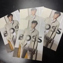 大谷翔平　BOSSファッションポストカード4枚セット