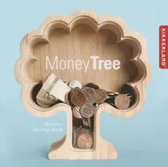 Kikkerland Money Tree 木製貯金箱