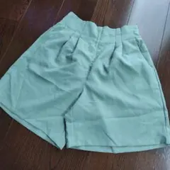 GLOBAL WORK サラサラ快適キュロット グリーン 160cm