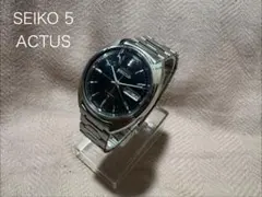 SEIKO セイコー 5アクタス 自動巻き腕時計　文字盤エメラルドグリーン