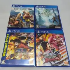 PS4 ONE PIECE　ワンピース ゲームソフト 4本セット