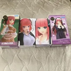 五等分の花嫁 中野二乃 フィギュア 4体セット