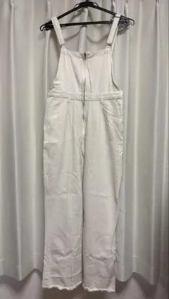 Kastane デニムフレアサロペット