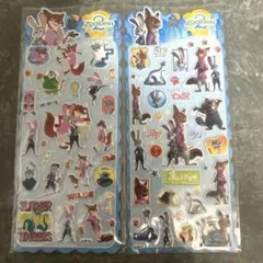 ズートピア2 ステッカーシート 2枚セット