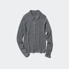 UNIQLO ユニクロ メリノリブポロカーディガン