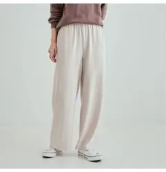 【新品・未使用】SHOO-LA-RUEグレージュ カジュアルパンツ 03Lサイズ