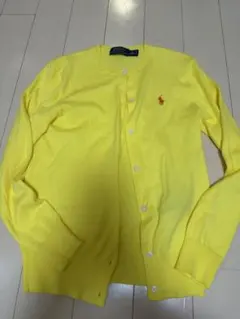 POLO RALPH LAUREN イエロー カーディガン XS