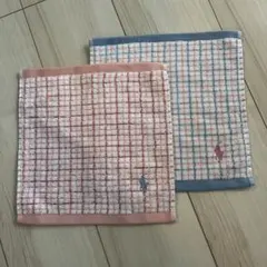 ラルフローレン　タオルハンカチ　2枚セット