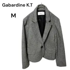 Gabardine K.T ウールアンゴラ テーラードジャケット 9 グレーのサムネイル