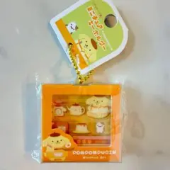 【新品】サンリオ　パッケージ風　ミニチュアキーホルダー　ポムポムプリン