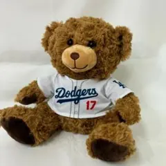 ふわふわベアぬいぐるみ(ホームユニフォーム)10インチ　大谷翔平　ドジ