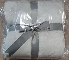 【ライトグレー】超暖×極上プレミアム超BIG毛布　ひざ掛け　ブランケット