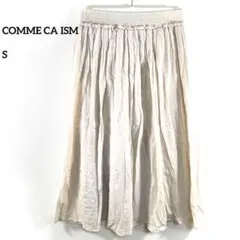 COMME CA ISM プリーツスカート 涼しげ　Sサイズ　b185⑥