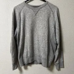 UNIQLO クルーネック スウェット グレー Mサイズ　美品のサムネイル