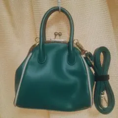 未使用♡HK WORKS LONDONダークグリーン ショルダーバッグ