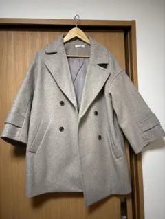 natural couture ダブルブレスト チェスターコート サイズFのサムネイル