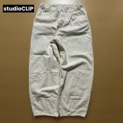 (専用)studio CLIP アイボリー ワイドパンツ